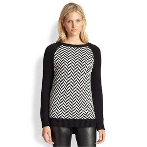 MICHAEL Michael Kors Herringbone Sweater Black S